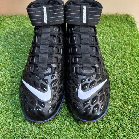 Nike Force Savage Pro 2 Black Purple PE Football Cleats Size 14.5 BV3969-003 NEW main image 5